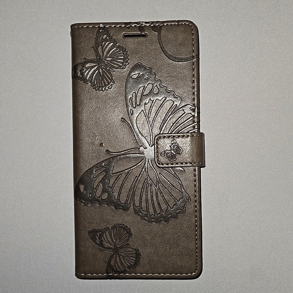 Butterfly Flip Leather Wallet Phone Case For Samsung A10 A20E A30 A40 A50 A70